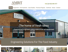 Tablet Screenshot of ambitprojects.co.uk